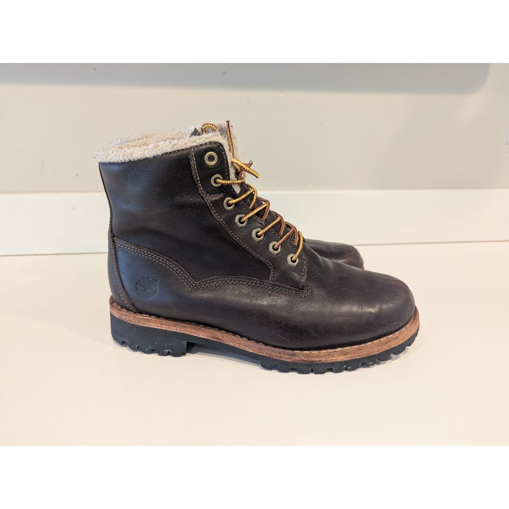 TIMBERLAND MENS Rugged EARTH KEEPERS HERITAGE LINED BOOTS TRAIL 6555A Size 8 W